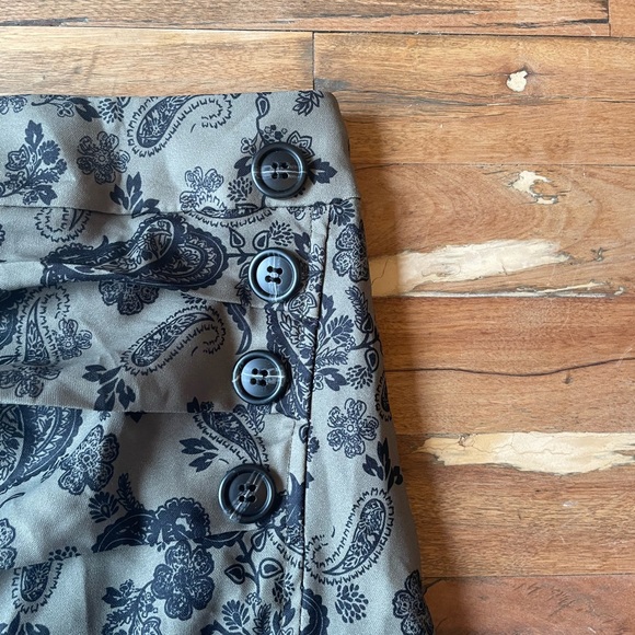 Cider Pattern Slit Midi Skirt - Picture 6 of 8